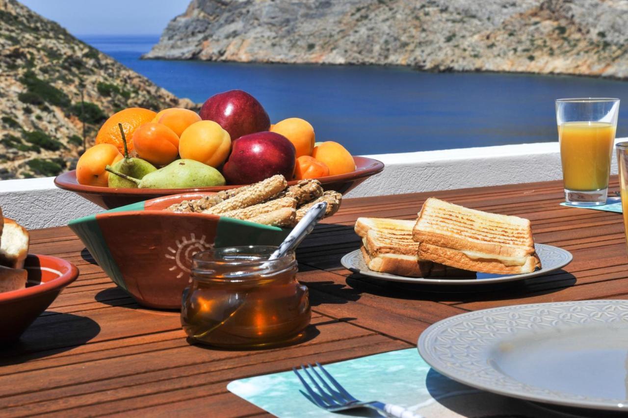 Droufakos' Home, Lux Seafront Apartment W. View Cherronisos  Eksteriør billede
