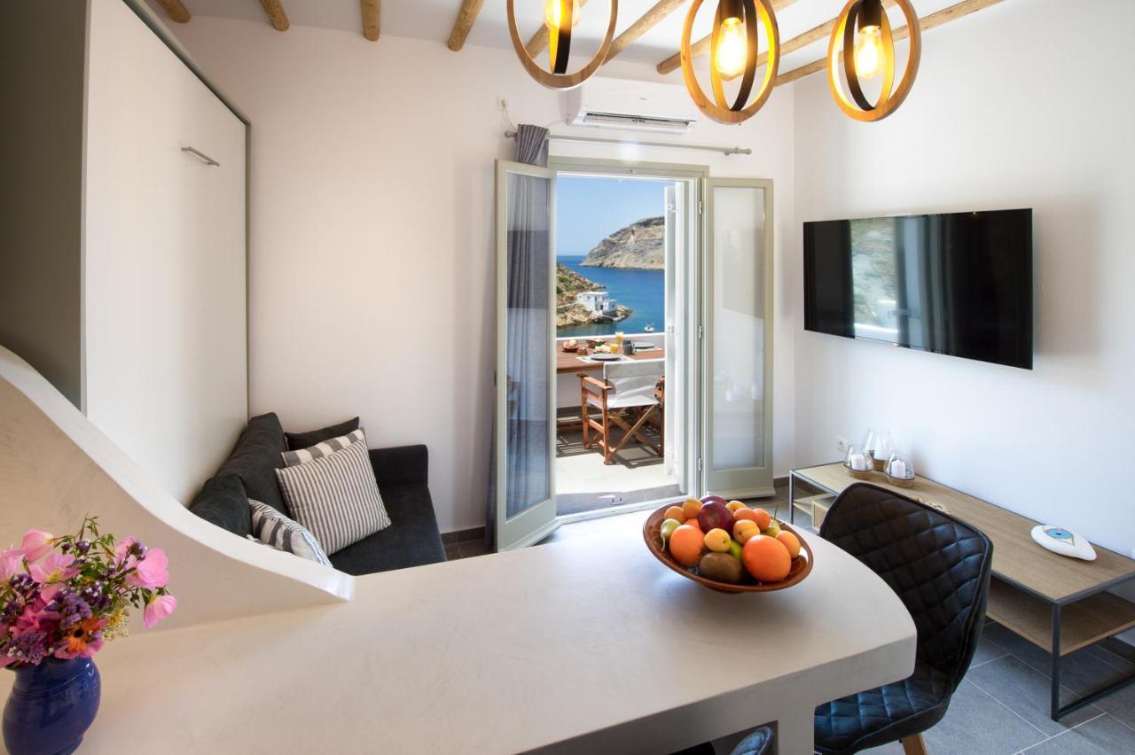 Droufakos' Home, Lux Seafront Apartment W. View Cherronisos  Eksteriør billede